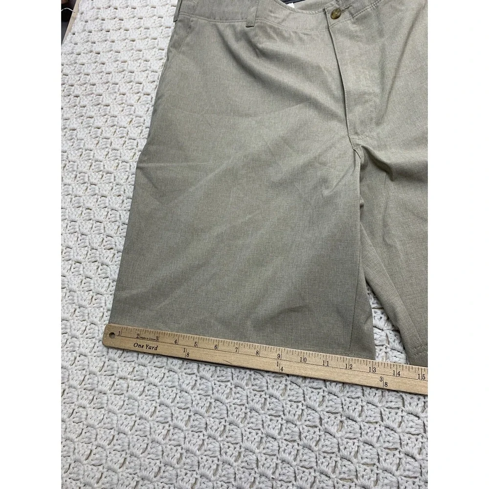 Ben Hogan Chino Golf Shorts Men's Size‎ 42 Beige  Flat Front Stretch Waistband